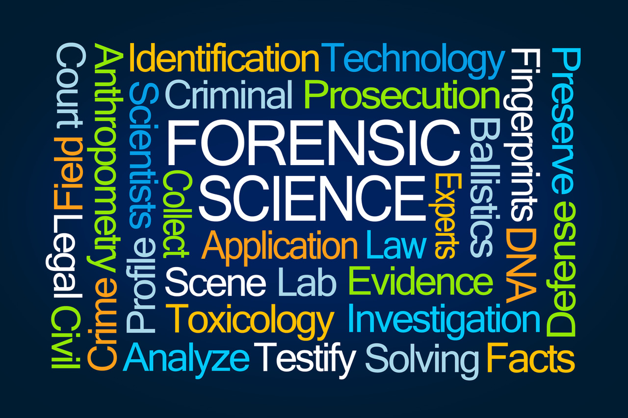 Forensic Science Word Cloud